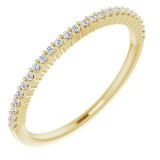 14K Yellow 1/8 CTW Diamond Anniversary Band - 12287760055P photo