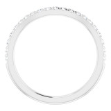 14K White 1/4 CTW Diamond Matching Band - 123447612P photo 2