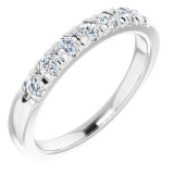 14K White 3/8 CTW Diamond Anniversary Band - 1238816012P photo