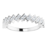 14K White 1/2 CTW Diamond Anniversary Band - 123611600P photo 3