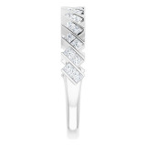 14K White 1/2 CTW Diamond Anniversary Band - 123611600P photo 4