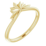 14K Yellow Starburst Ring - 52004102P photo