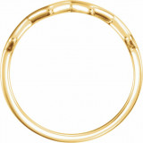 14K Yellow Stackable Ring - 51655102P photo 2
