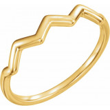14K Yellow Stackable Ring - 51655102P photo