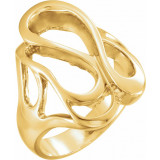 14K Yellow Freeform Ring - 550037119P photo