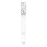 14K White 5/8 CTW Diamond Anniversary Band - 12284460005P photo 4