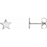 Platinum Star Earrings - 86457603P photo