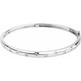 14K White 1/2 CTW Diamond Bangle Bracelet - 60890101P photo