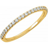 14K Yellow 1/4 CTW Diamond Band - 68871101P photo