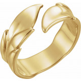 14K Yellow Leaf Ring - 51662102P photo