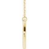 14K Yellow Milgrain Sun 16-18 Necklace - 86764601P photo 2