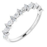 14K White 1/3 CTW Diamond Anniversary Band - 123392600P photo