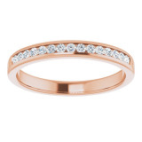 14K Rose 1/3 CTW Diamond Band - 12313360020P photo 3