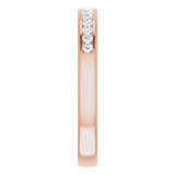 14K Rose 1/3 CTW Diamond Band - 12313360020P photo 4