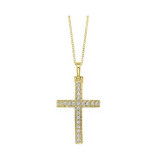 Gems One 14Kt Yellow Gold Diamond (1/10 Ctw) Pendant - PD10524/10-4YD photo