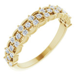 14K Yellow 3/8 CTW Diamond Anniversary Band - 124104601P photo