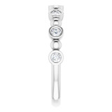 14K White 1/5 CTW Diamond Anniversary Band - 1236316033P photo 4