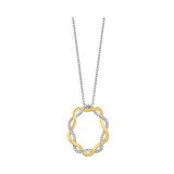 Gems One 10Kt White Yellow Gold Diamond (1/6Ctw) Pendant - PD10625-1WYSC photo