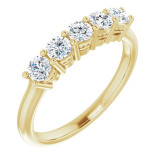 14K Yellow 1/2 CTW Diamond Anniversary Band - 1238446001P photo