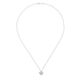 Gabriel & Co. 14k White Gold Lusso Diamond Necklace - NK3118W45JJ photo 2