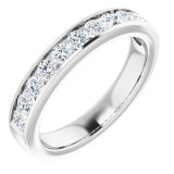 14K White 3/4 CTW Diamond Anniversary Band - 12298160012P photo 2