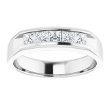 14K White 3/4 CTW Diamond Band - 12278560015P photo 3