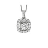 Gems One 14Kt White Gold Diamond (1/4Ctw) Pendant - FP1422/25-4WC photo
