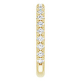 14K Yellow 5/8 CTW Diamond French-Set Anniversary Band - 123223601P photo 4