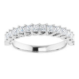 14K White 3/4 CTW Diamond Anniversary Band - 1239296045P photo 3