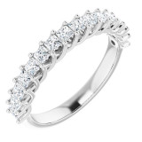 14K White 3/4 CTW Diamond Anniversary Band - 1239296045P photo