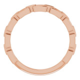14K Rose Chain Link Ring - 52078101P photo 2