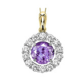 Gems One 14KT Yellow Gold & Diamond Rhythm Of Love Neckwear Pendant  - 1/4 ctw - ROL1039-4YCT photo