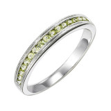 Gems One 14Kt White Gold Peridot (1/3 Ctw) Ring - FR1245-4W photo