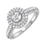 Gems One 14Kt White Gold Diamond(3/4Ctw) Ring - RG58649-4WB photo