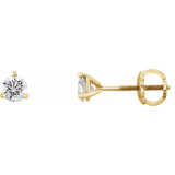 14K Yellow 1/3 CTW Diamond Earrings - 6623460039P photo