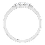14K White 1/5 CTW Diamond Stackable Ring - 124026604P photo 2
