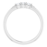 14K White 1/5 CTW Diamond Stackable Ring - 124026604P photo 2