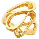 14K Yellow Freeform Ring - 550337129P photo