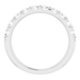 14K White 1 CTW Diamond Anniversary Band - 123041612P photo 2