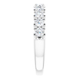 14K White 1 CTW Diamond Anniversary Band - 123041612P photo 4