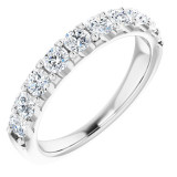 14K White 1 CTW Diamond Anniversary Band - 123041612P photo