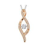 Gems One 10KT Yellow Gold & Diamond Rhythm Of Love Neckwear Pendant  - 1/4 ctw - ROL1201-1YC photo