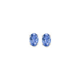 Gems One 14Kt White Gold Tanzanite (1/2 Ctw) Earring - ETO53-4W photo