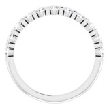 Platinum 1/2 CTW Diamond Anniversary Band - 1236756027P photo 2