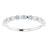 Platinum 1/2 CTW Diamond Anniversary Band - 1236756027P photo 3