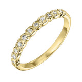 Gems One 14Kt Yellow Gold Diamond (1/10 Ctw) Ring - FR1084-4YD photo