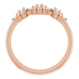 14K Rose 3/8 CTW Diamond Anniversary Band - 124042606P photo 2