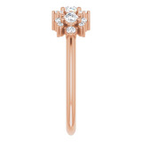 14K Rose 3/8 CTW Diamond Anniversary Band - 124042606P photo 4