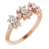 14K Rose 3/8 CTW Diamond Anniversary Band - 124042606P photo