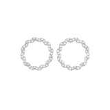 Gems One Silver Diamond (1/4Ctw) Earring - ER10556/25-SSSC photo